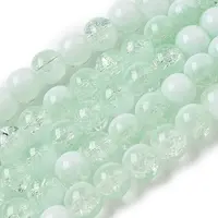 Crackle Glass Beads Strands