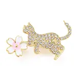 Alloy Rhinestone Brooches