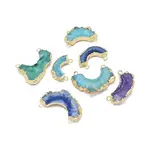 Natural Druzy Quartz Pendants