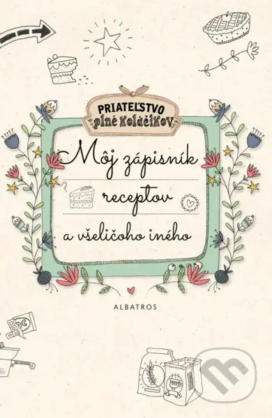 Môj zápisník receptov a všeličoho iného - kniha z kategorie Hlavolamy, doplňovačky, úkoly