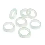 Dyed & Heated Natural Agate Finger Rings for Women