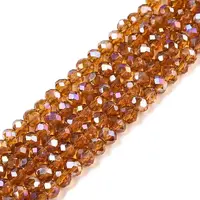 Electroplate Glass Beads Strands