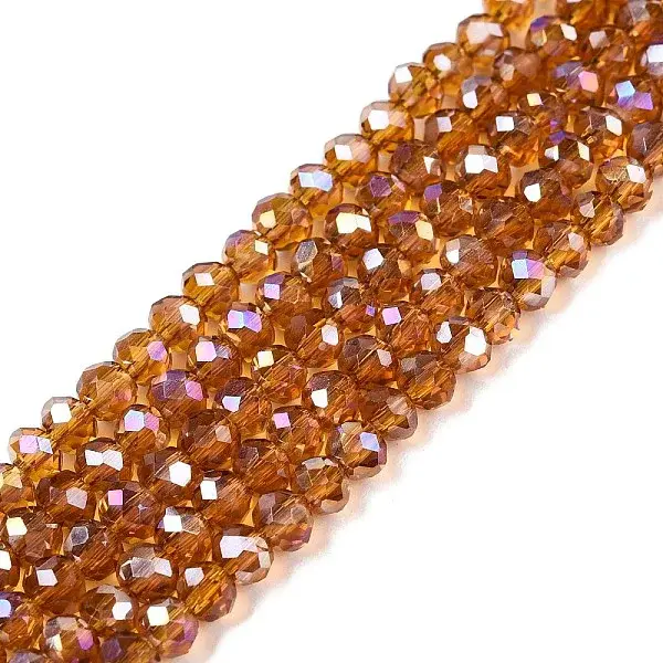 Electroplate Glass Beads Strands