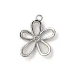 Brass Pave Cubic Zirconia Pendants