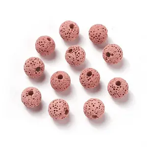 Unwaxed Natural Lava Rock Beads