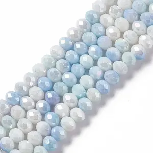 Ombre Effect Dyed Glass Beads Strands