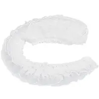 5 Yards Polyester Pleated Flower Lace Trim