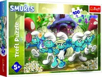 Trefl Puzzle 100 Zoznámte sa so Šmolkami - puzzle z kategorie 60 - 300 dílků