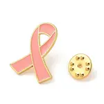 Breast Cancer Awareness Pink Ribbon Enamel Pin
