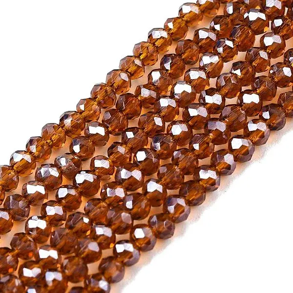 Electroplate Glass Beads Strands