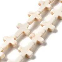 Synthetic Turquoise Dyed Beads Strands