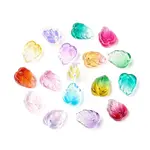 Two-Tone Transparent Glass Charms