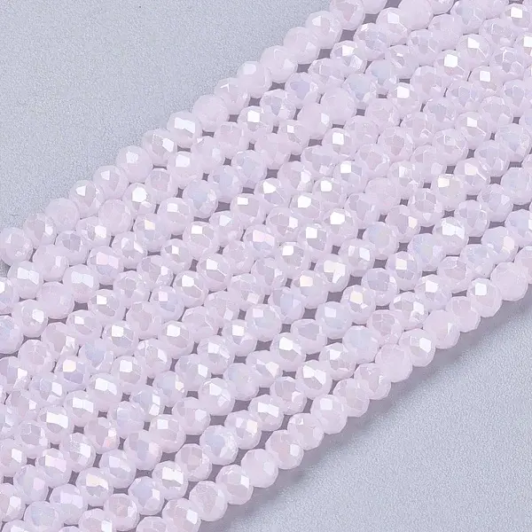 Electroplate Glass Beads Strands