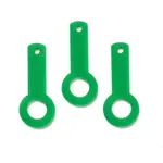 Acrylic Blank Tumbler Straw Charm Holder