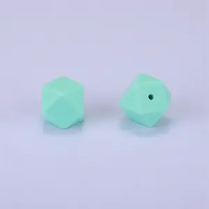 Hexagonal Silicone Focal Beads