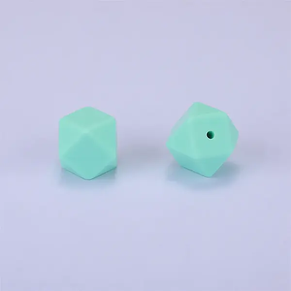 Hexagonal Silicone Focal Beads