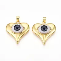 Brass Resin Pendants