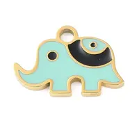 Ion Plating(IP) 304 Stainless Steel Enamel Charms