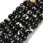 Assembled Synthetic Stone and Trochus Shell Beads Strands