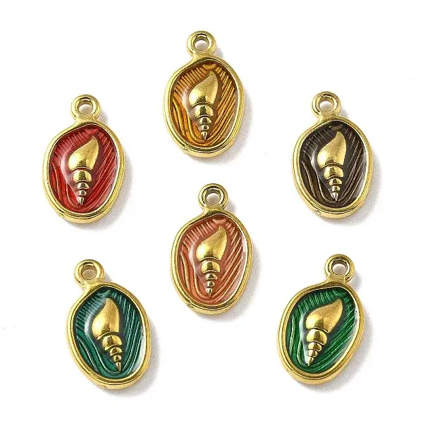 304 Stainless Steel Enamel Pendants