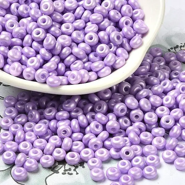 Baking Paint Luster Glass Seed Beads