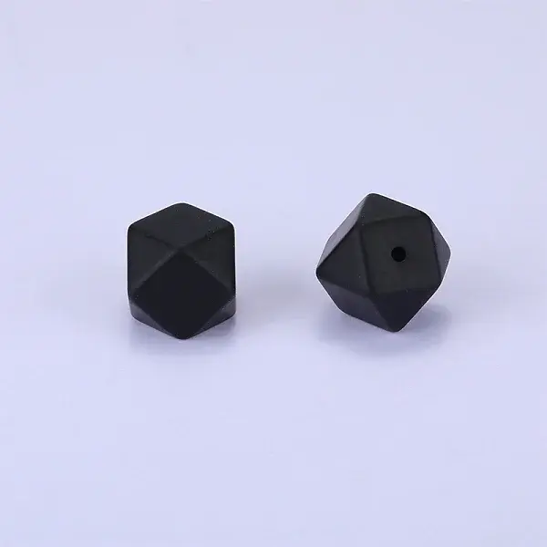 Hexagonal Silicone Focal Beads