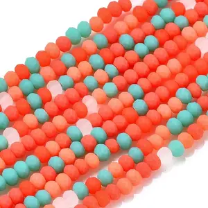 Faceted Glass Beads Strands