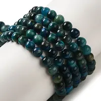 Dyed Natural Tiger Eye Beads Strands