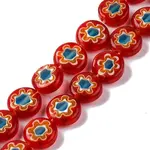 Handmade Millefiori Lampwork Beads Strands
