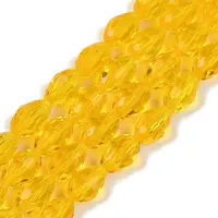 Transparent Glass Beads Strands