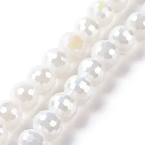 Electroplate Glass Beads Strands