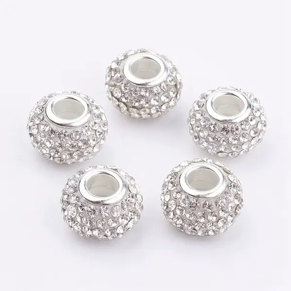 Grade A Rhinestone European Beads