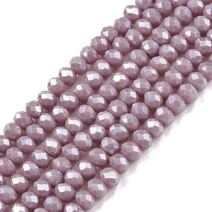 Electroplate Glass Beads Strands