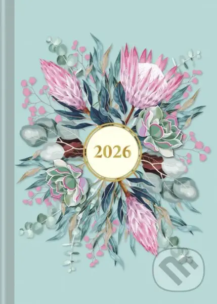 Praktik denní diář 2026 - Květy