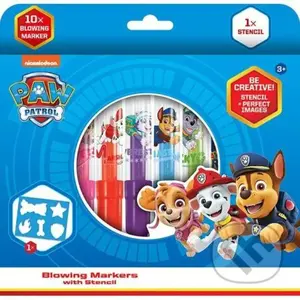 Tlapková patrola - Foukací fixy 10+1