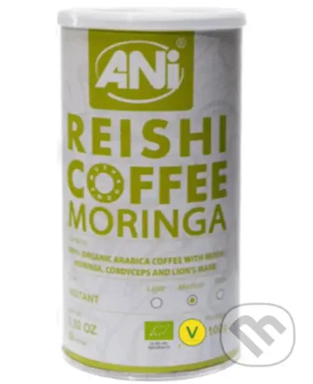 Moringa Reishi BIO instantná káva plechovka - Ekvádor