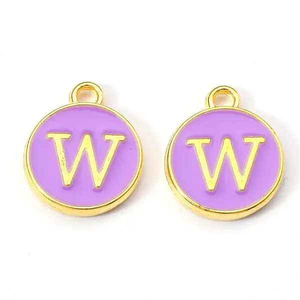 Golden Plated Alloy Enamel Charms