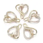 Brass Micro Pave Cubic Zirconia Pendants