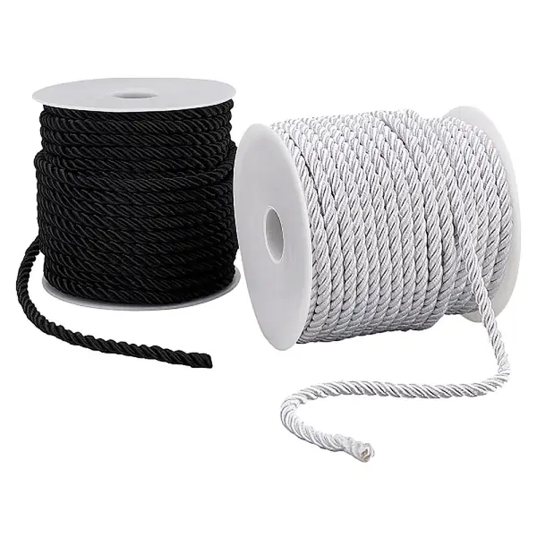 2Rolls 2 Colors 3-ply Polyester Rope