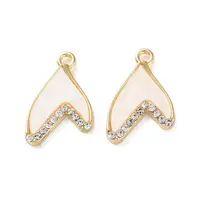 Rack Plating Alloy Acrylic  Pendants