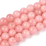 Dyed Natural Mashan Jade Round Beads Strands