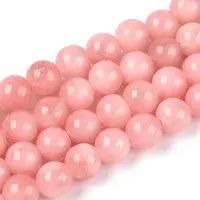 Dyed Natural Mashan Jade Round Beads Strands