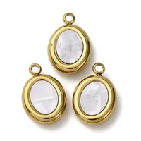 304 Stainless Steel Resin Pendants