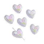 2Pcs UV Platings Acrylic Beads