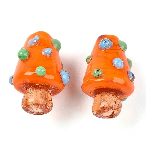 Handmade Lampwork Bumpy Beads