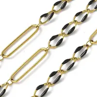 304 Stainless Steel Enamel Figaro Chains