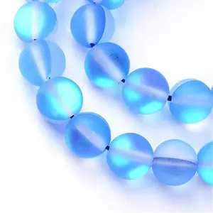 Synthetic Moonstone Beads Strands