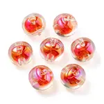 UV Plating Rainbow Iridescent Acrylic Beads