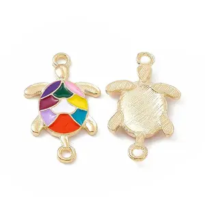 Alloy Enamel Connector Charms
