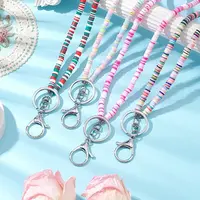 Handmade Polymer Clay ID Card Neck Strap Card Holder